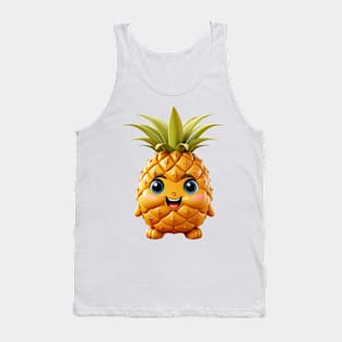 Cute kawaii pineapple Tank Top